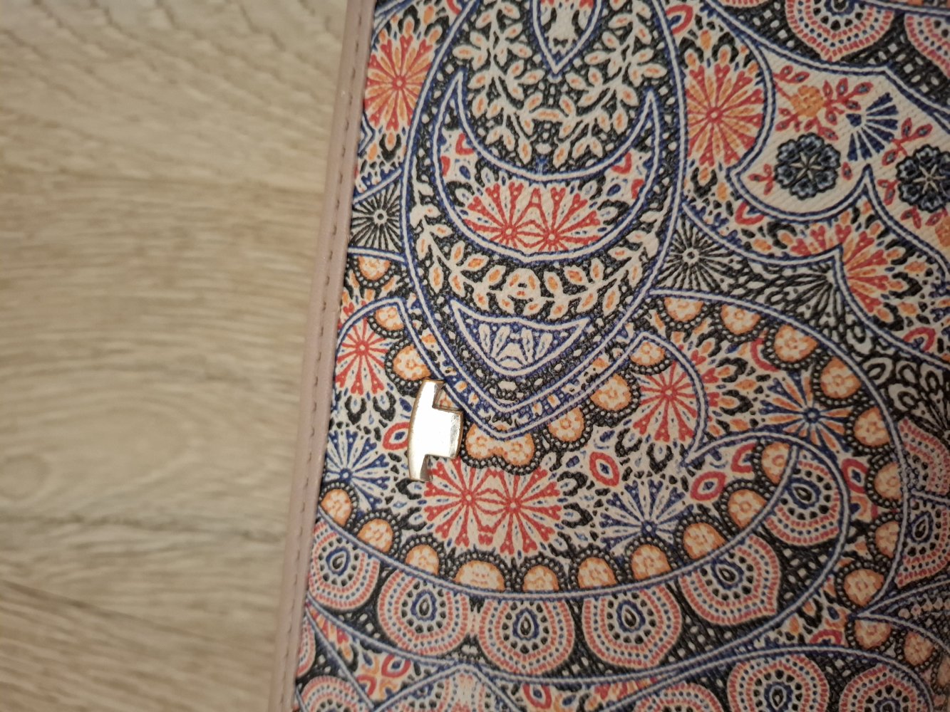 Portemonnaie / Geldbörse in Rosa mit Paisleymuster