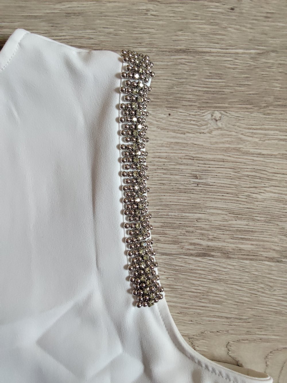 Schickes Top / Ärmellose Bluse mit Strass 
