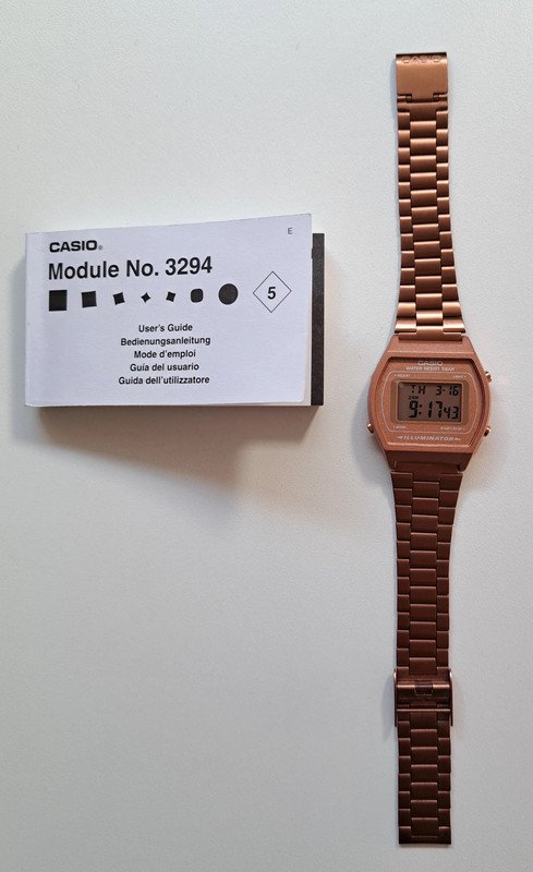 Casio Retro rose