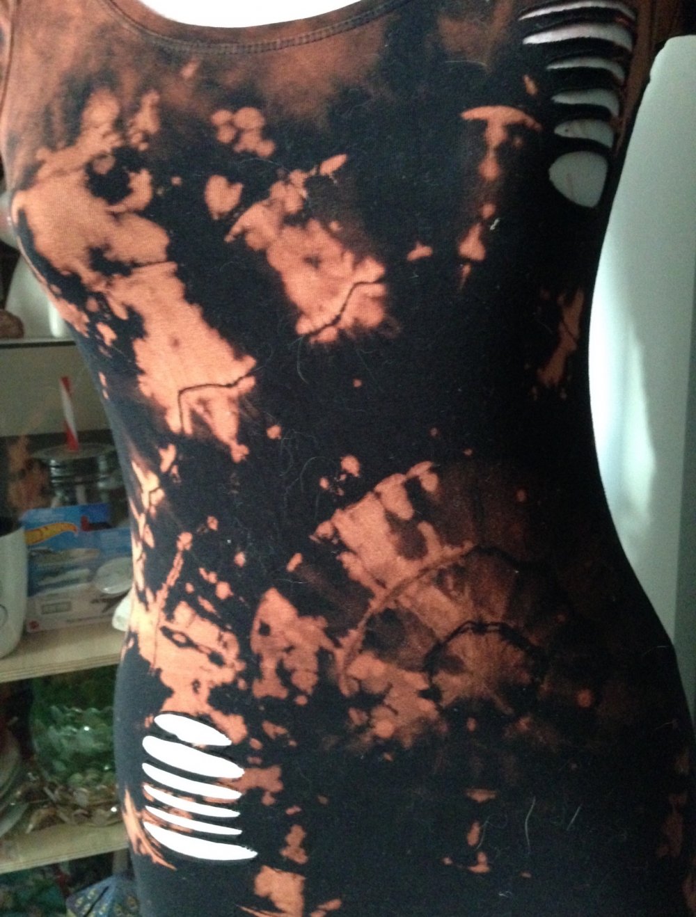 Cut up Boho Shirt