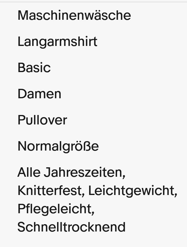 Tom Crown by Marcona Langarmshirt Gr.44 Straß Reißverschluss Neuwertig