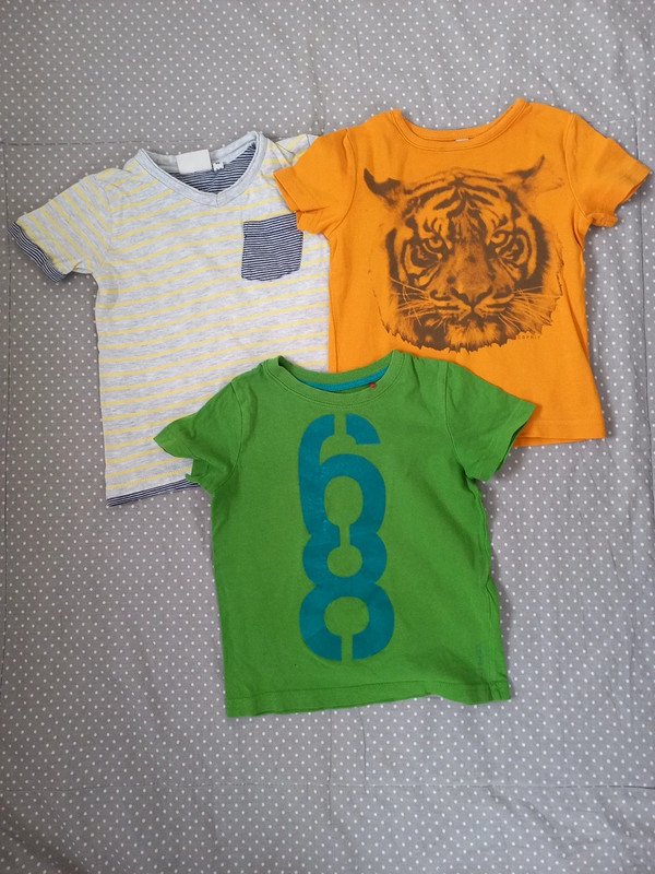 Shirt Paket Gr 92/98 Junge, von Tom Tailor, Esprit, Kurzarm, Sommer