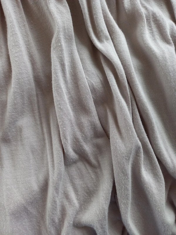 H&M True Vintage Shirt Gr XS/S, 34/36, grau, beige, 3/4 Ärmel, Frühling, nostalgisch