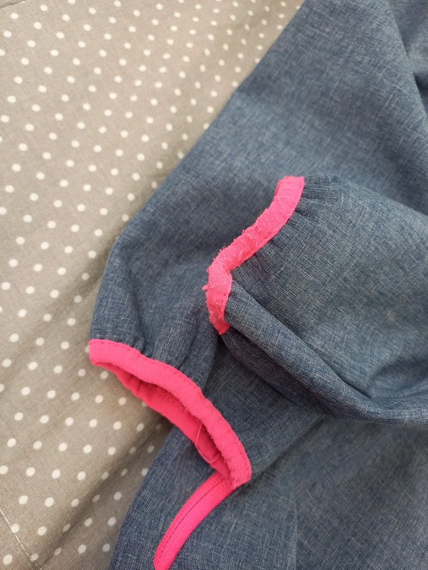 YFK Softshelljacke Gr 146/152, Mädchen Jacke, Übergang, Frühling, Herbst, blau pink