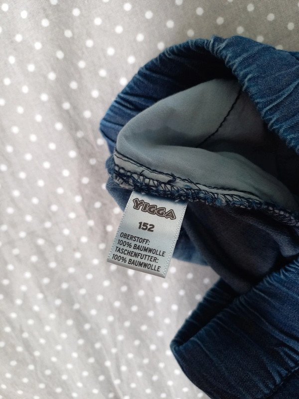 Yigga Jeans Jogger Gr 152, Mädchen, Ernsting´s Family, Sommer, leichte Hose, Pumphose