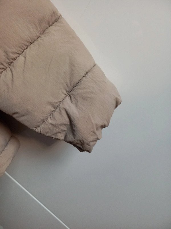 Ernstings Family Steppjacke Gr 38/M, Damen, Famy ultra leicht, beige, sandgrau,, Frühling, Herbst