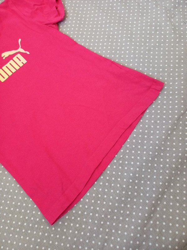 Puma Shirt Gr 140 Mädchen pink, Sportshirt, Kurzarm, Sommer, Sportunterricht
