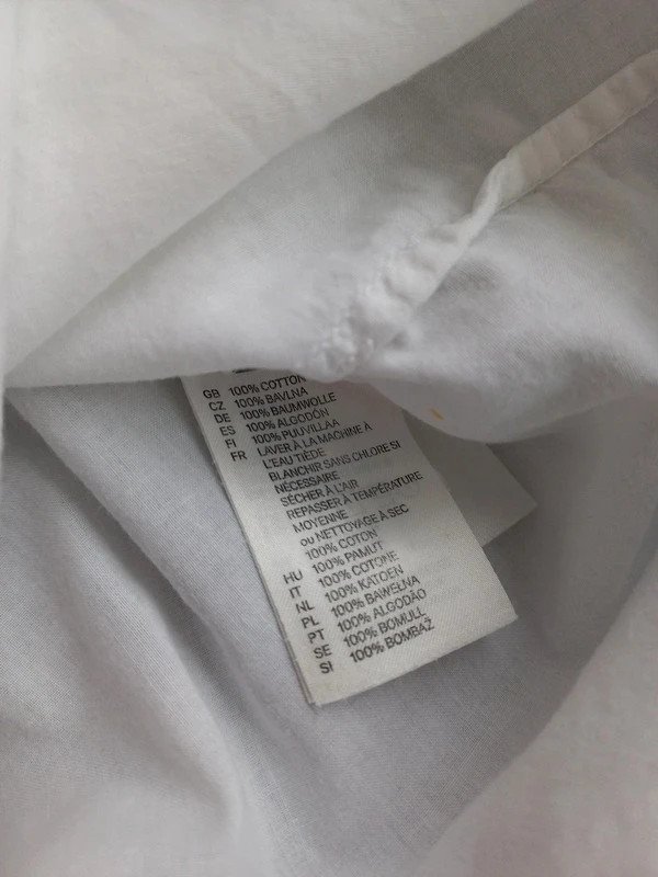 H&M True Vintage Bluse Gr 34/XS, Damen, alternative, Kurzarm, Langarm, weiss, Frühling