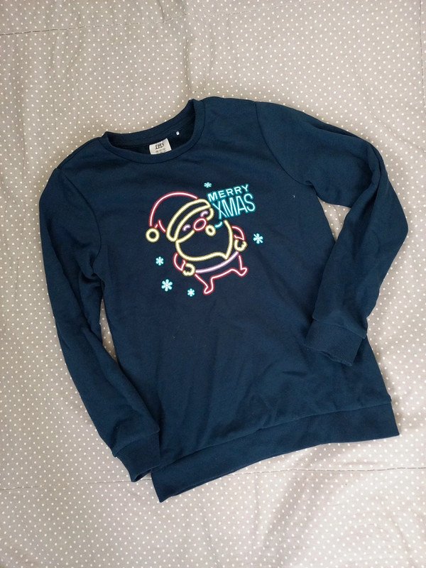 Christmas Xmas Pullover Gr 152, Weihnachten Shirt , Zwillinge, Junge, Mädchen, navy, Geschwister