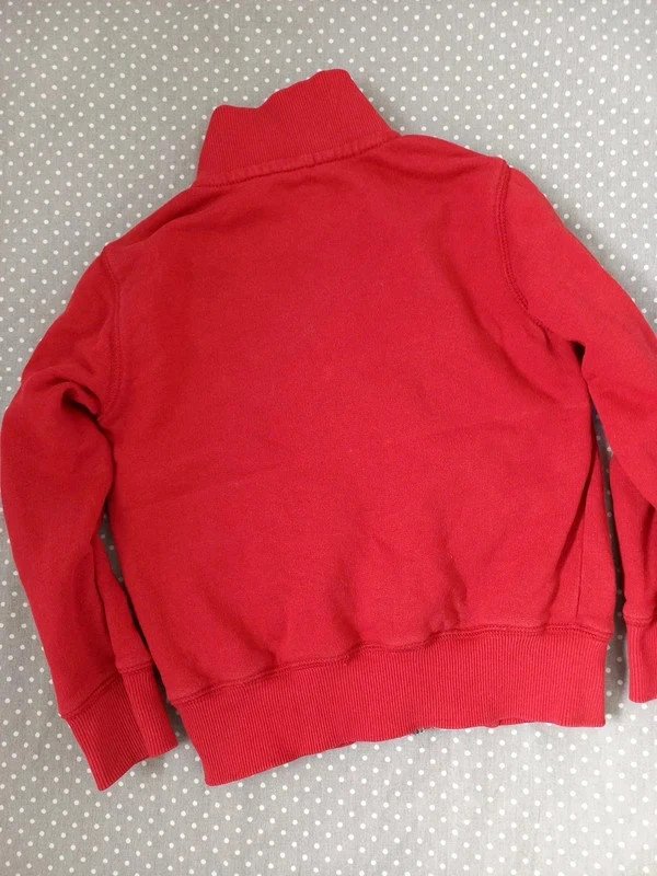 United Colors of Benetton Sweatjacke Gr 110, Junge, Italienmode, burgunder, Jacke ohne Kapuze, rot