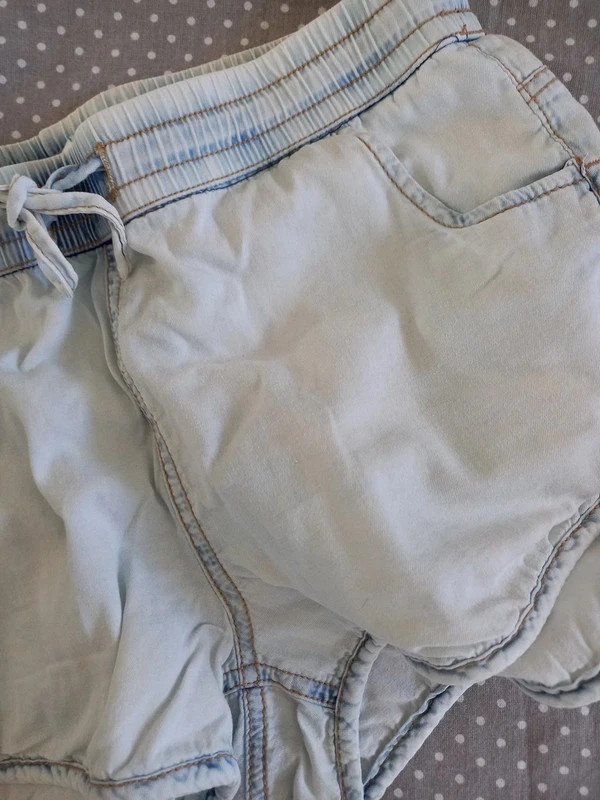 Blogger Sommer Shorts Gr 34/XS, von Twintip, Damen, Denim, used Style, kurze Hose