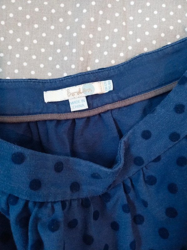 Boden Sweat Rock Gr 36/38, S/M, blau, dots, Frühling, Sommer