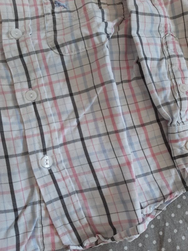 H&M Hemd Gr 92, Langarm,kariert, Baumwolle, Frühling, Herbst, Trachtenhemd