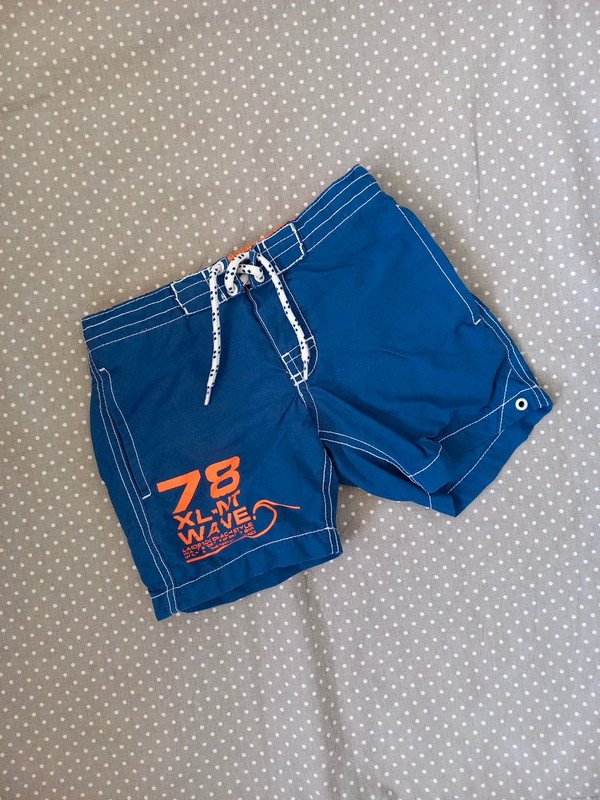 H&M Badeshorts Gr 110/116, Badehose Junge, Sommer, blau