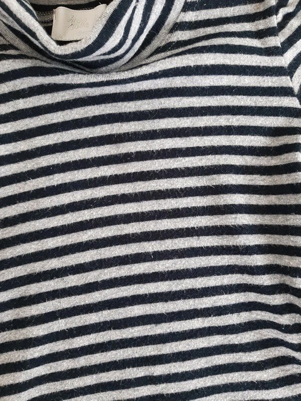 Käthe Kruse Shirt Gr 104, Rolli, Mädchen, Ringel, gestreift grau
