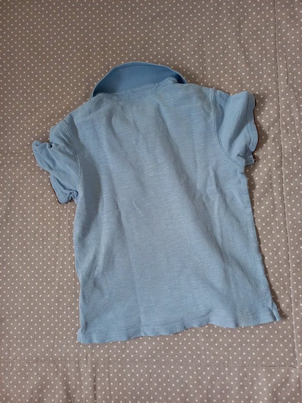 Gap Polo Shirt Gr 104, Junge, hellblau, Kurzarm, Sommer