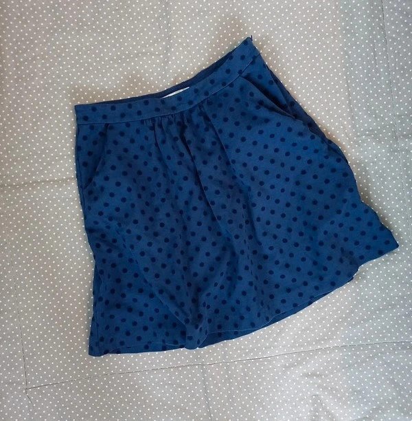 Boden Sweat Rock Gr 36/38, S/M, blau, dots, Frühling, Sommer