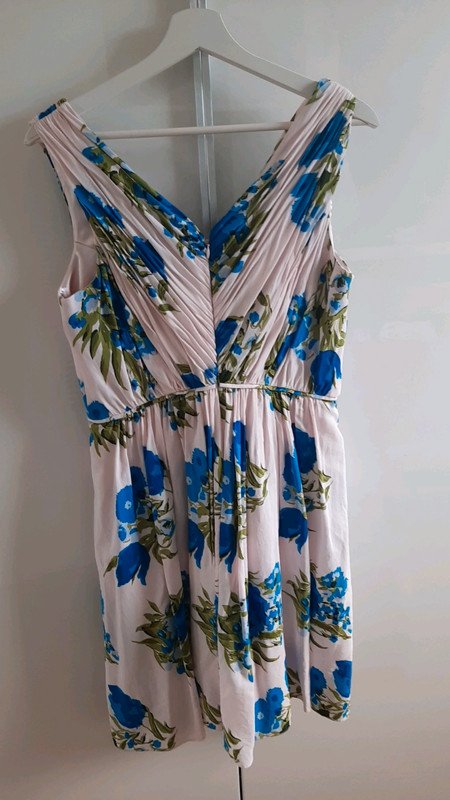NEUWERTIG! Sommerkleid von Boden Gr 38, M, Damen Kleid, festlich floral rose Vintage Style 1950er 1960er