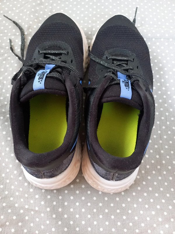 Nike Sneaker Gr 38, Damen, 5.5, Mädchen, Running, schwarz, Sportschuhe, Turnschuhe