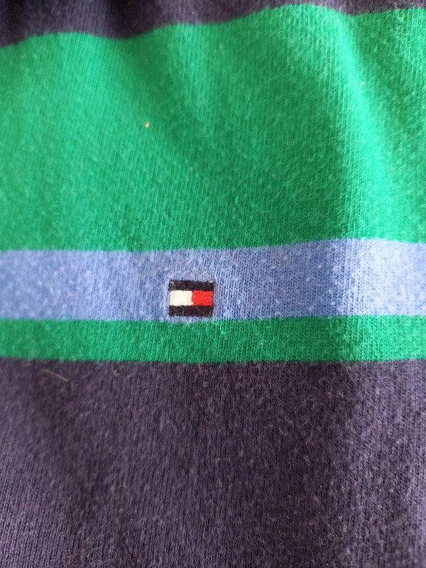 Tommy Hilfiger Poloshirt Gr 128/134/140, Ringel, Junge, navy, Sommer