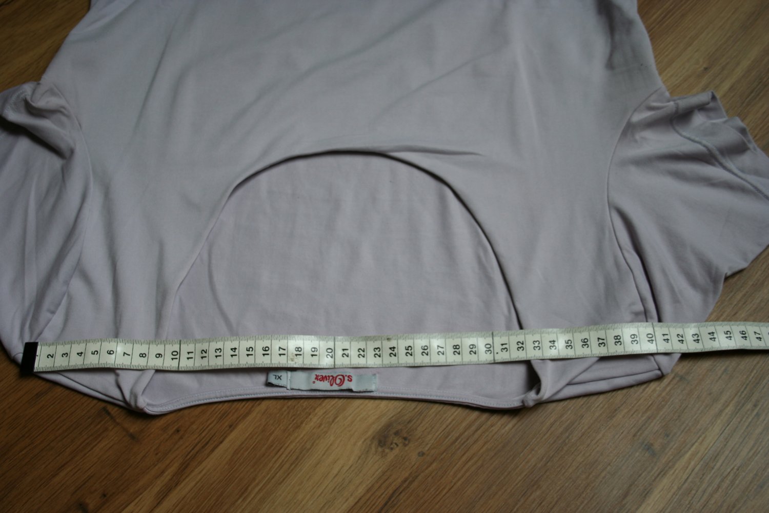 S-Oliver fliederfarbenes T-Shirt leicht stretch 
