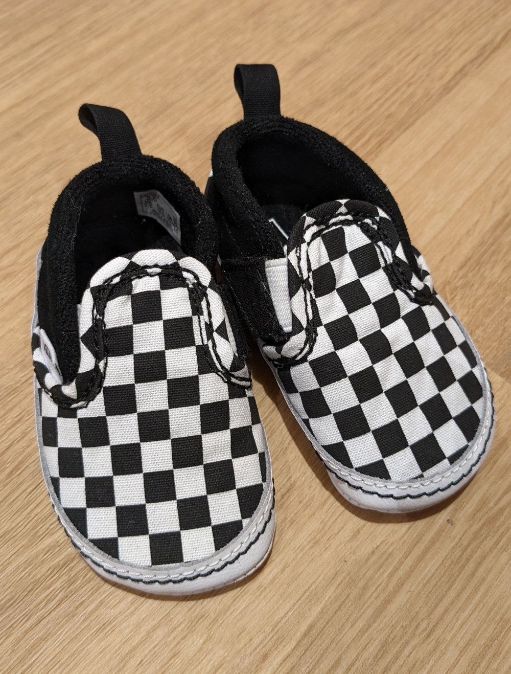 Vans Slip-On V Crib Checker Lauflernschuh für Babys