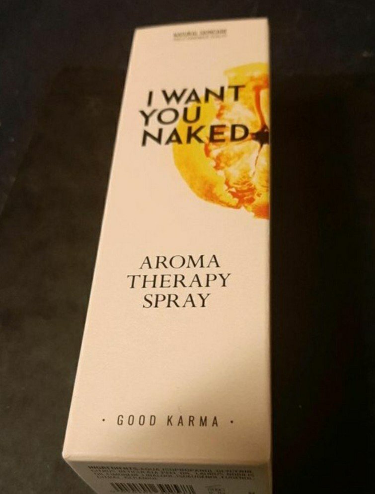 I Want You Naked Aroma Therapie Spray Good Karma Neu NP 20€