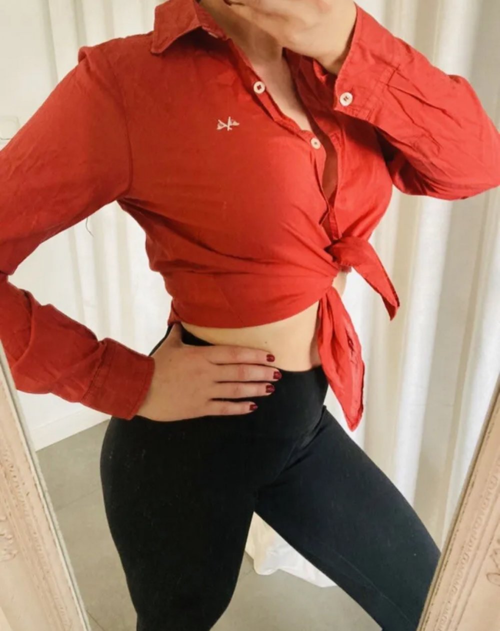 Schöne Bluse Hemd Thomas Burberry M 38 Oberteil Langarm Damen Geknöpft Knöpfe
