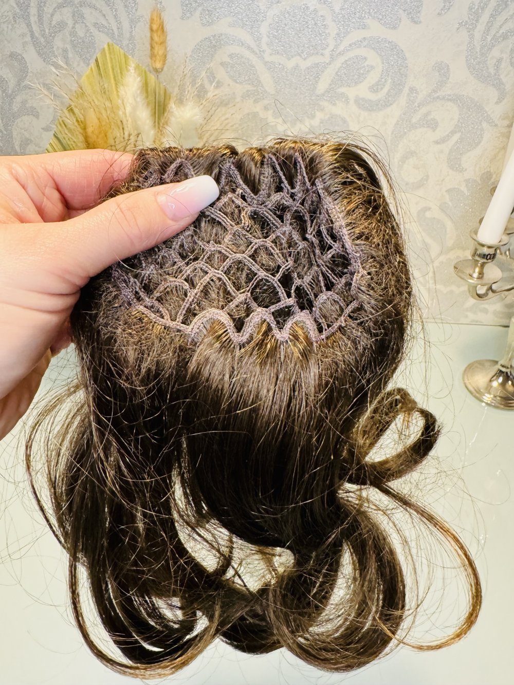 Kunsthaar ca. 25cm Neu Haarteil Zopf Kunstzopf Haarverlängerung Hell Braun Haare