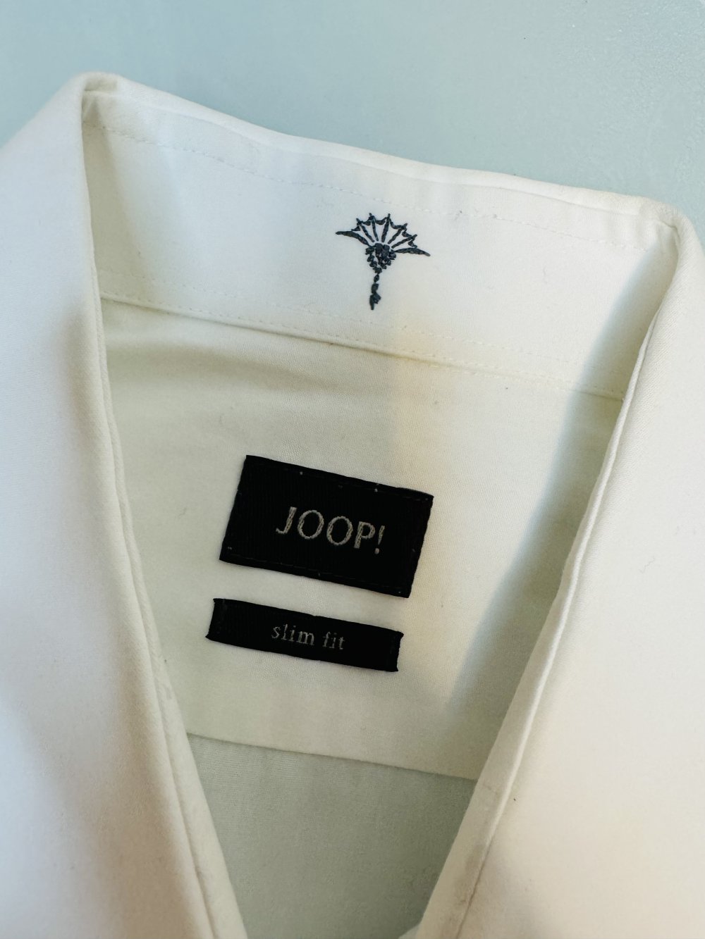 Schönes Herrenhemd Hemd Herren Knöpfe Geknöpftes Hemd Joop Slim Fit Weiß L