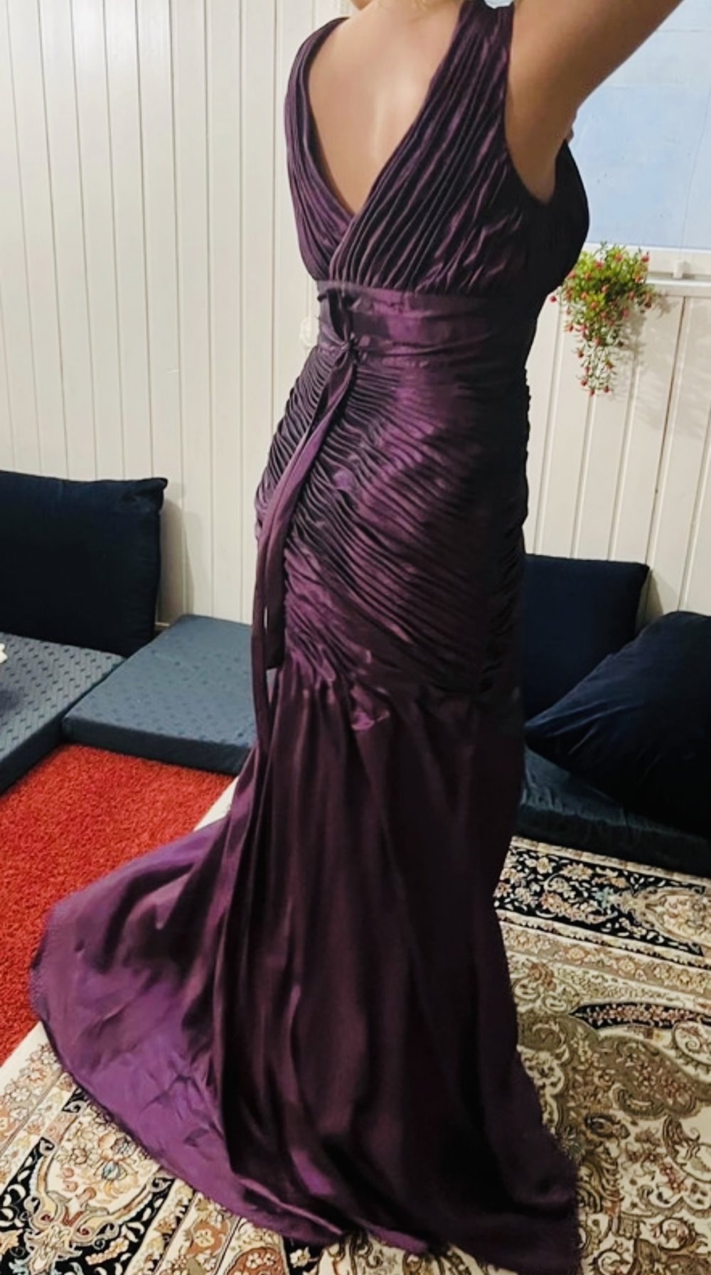 Schönes Abendkleid Neu Ballkleid Kleid Maxikleid Hochzeitskleid Strass Satin