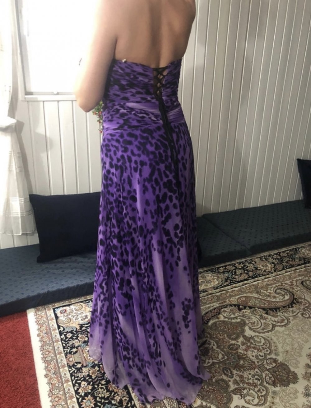 Schönes Abendkleid Ballkleid Kleid Maxikleid Hochzeitskleid Strass Pailletten