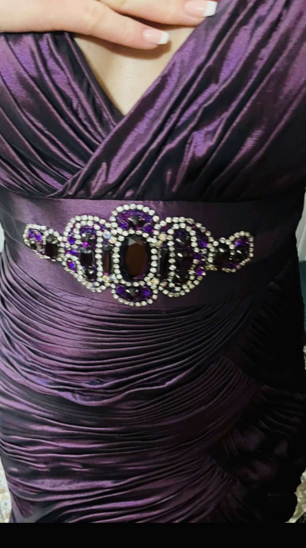 Schönes Abendkleid Neu Ballkleid Kleid Maxikleid Hochzeitskleid Strass Satin