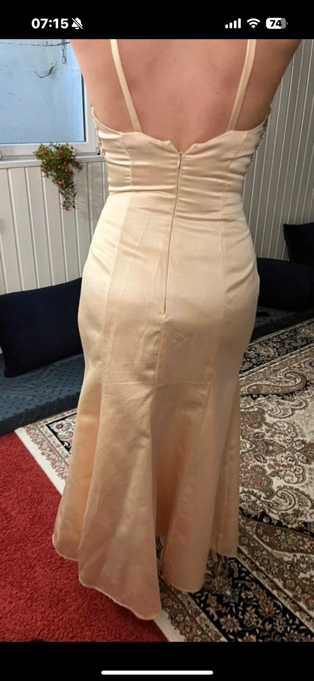 Schönes Abendkleid Ballkleid Kleid Maxikleid Satin Tüll Pailletten Feier Damen