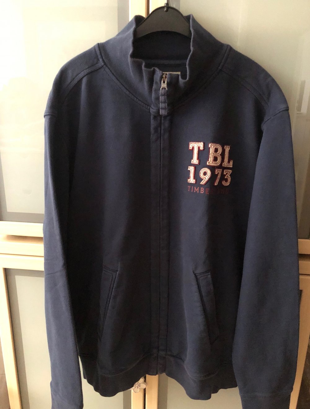 Timberland Sweatshirtjacke in Gr L - blau