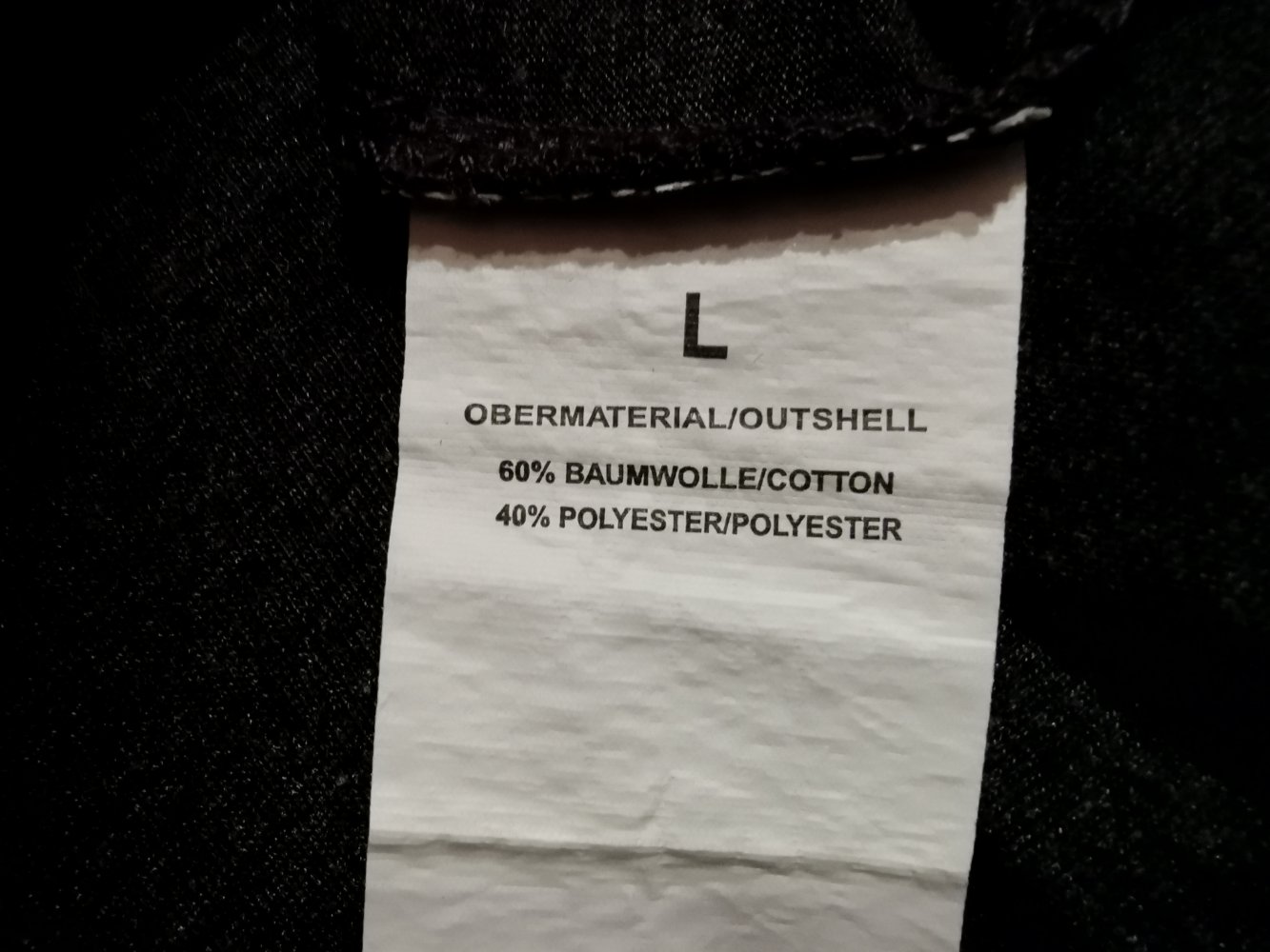 graumeliertes T-Shirt