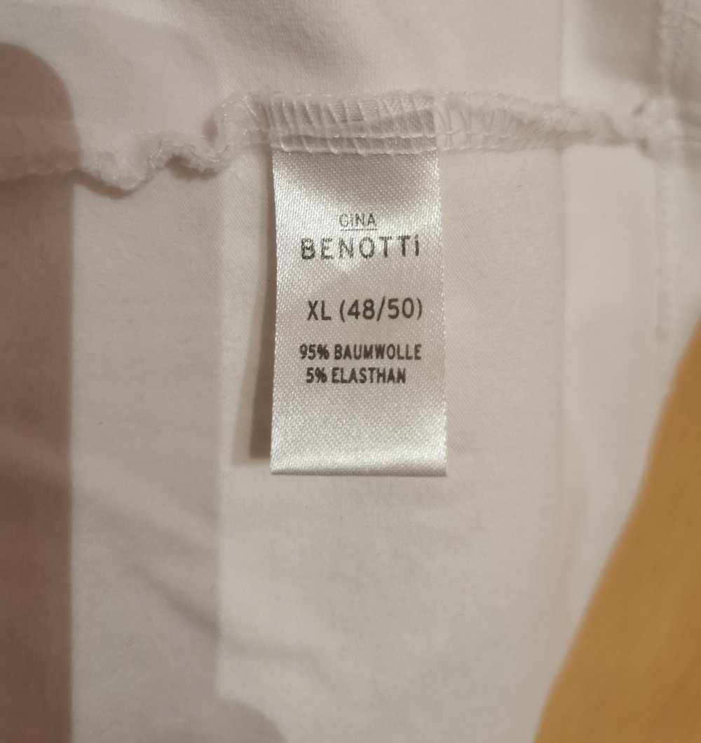 weißes Top von Gina Benotti (Gr. XL - 48/50)