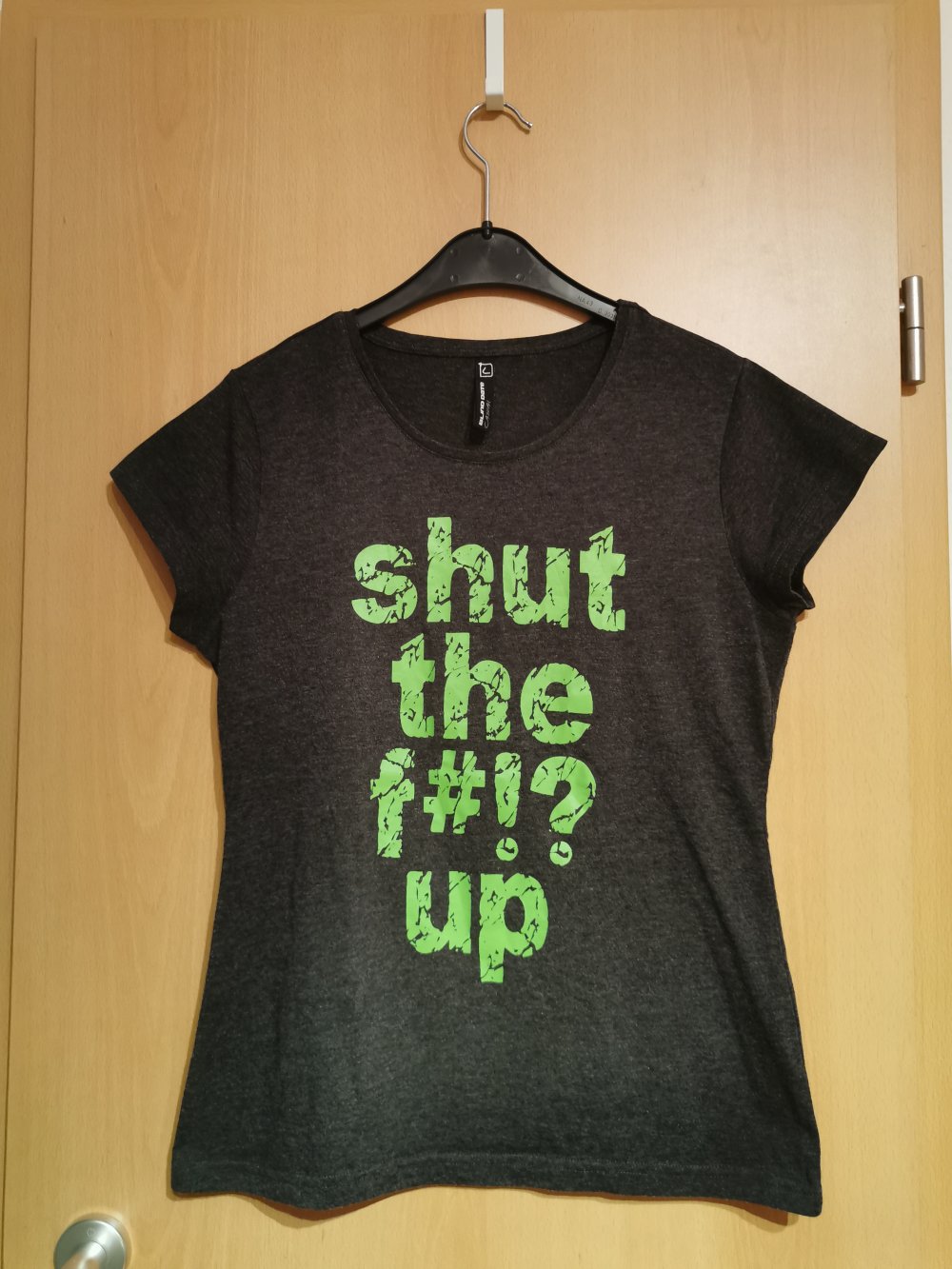 graumeliertes T-Shirt