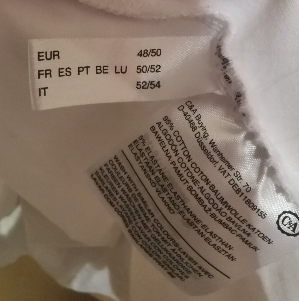 T-Shirt von C&A (Gr. 48/50)