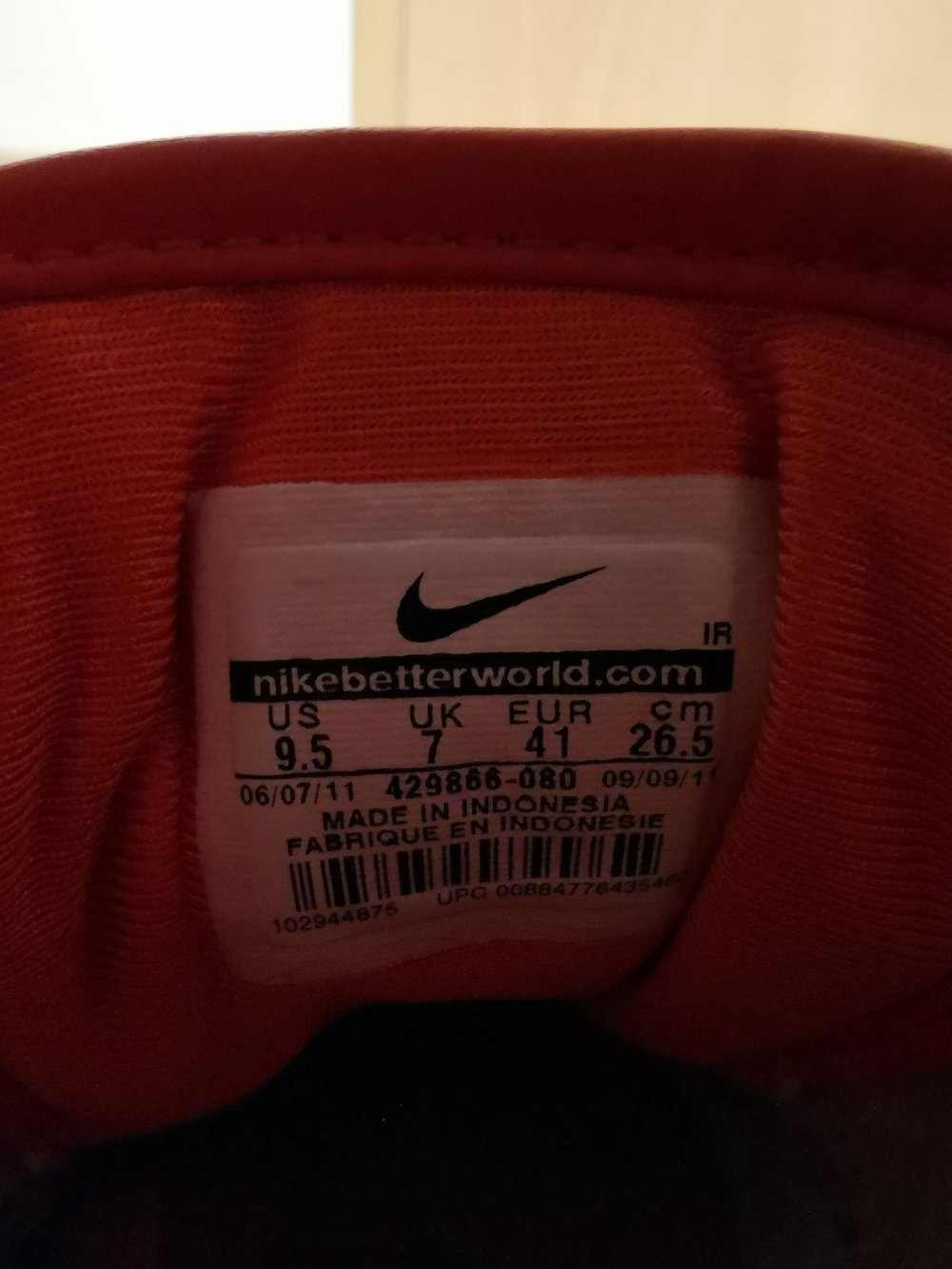 Sneaker von Nike