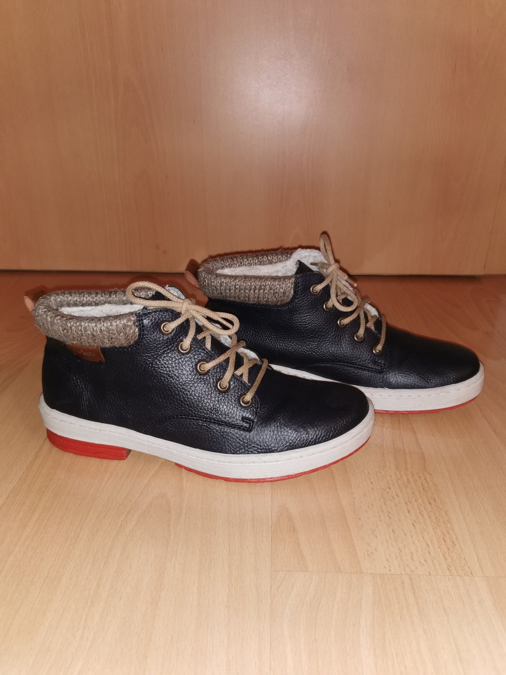 gefütterte Halbschuhe von Rieker (Gr. 40)