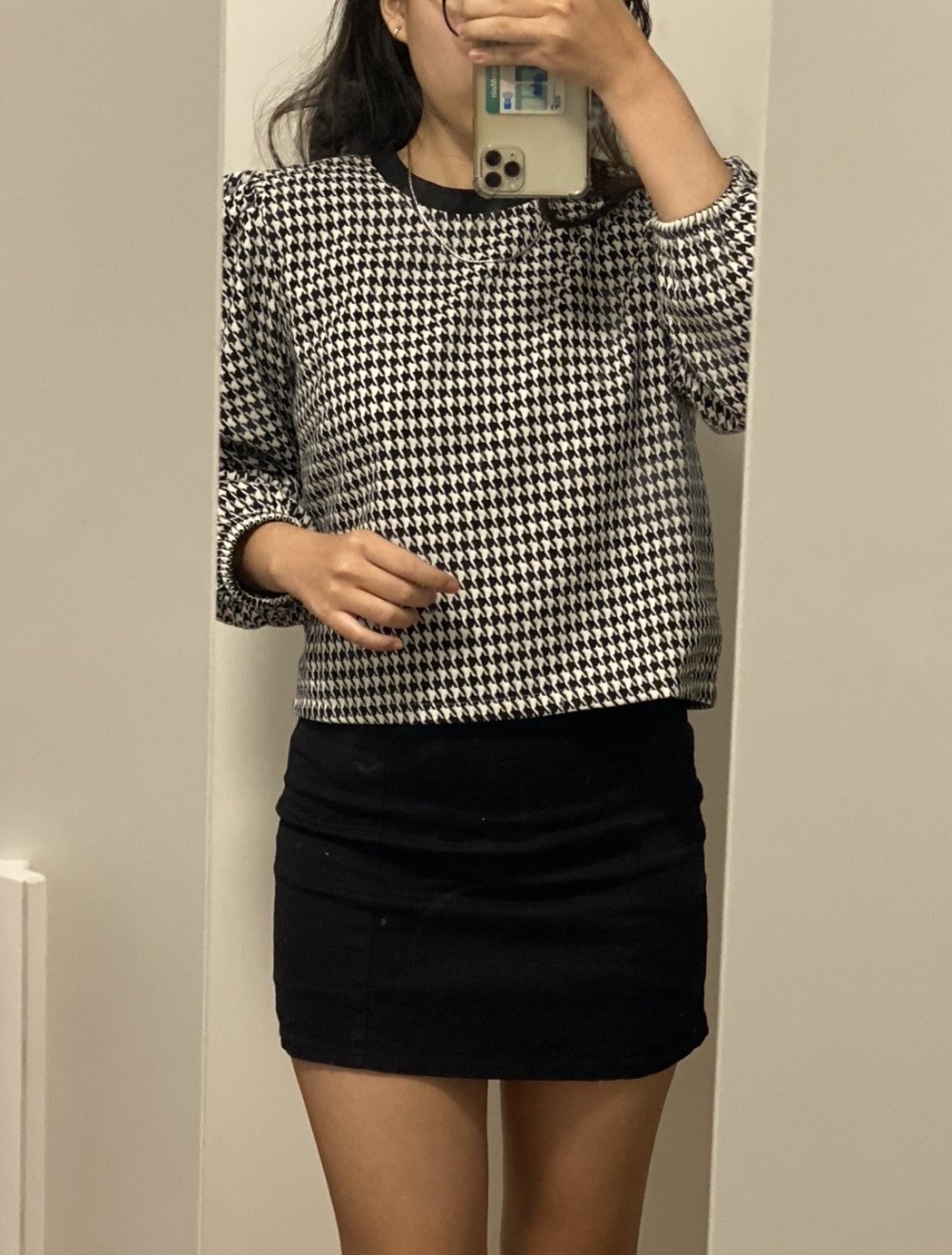 Houndstooth shirt
