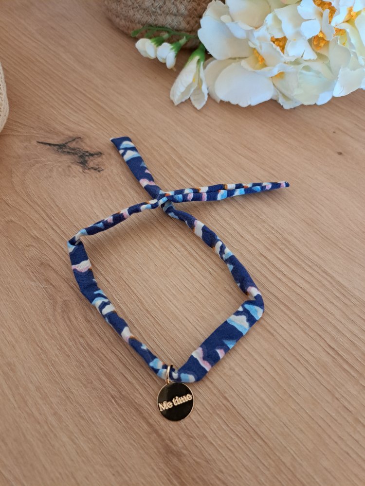 Armband Stoff Schmuck Gold