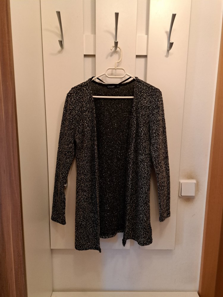 Strick Weste Gr. XS Cardigan meliert