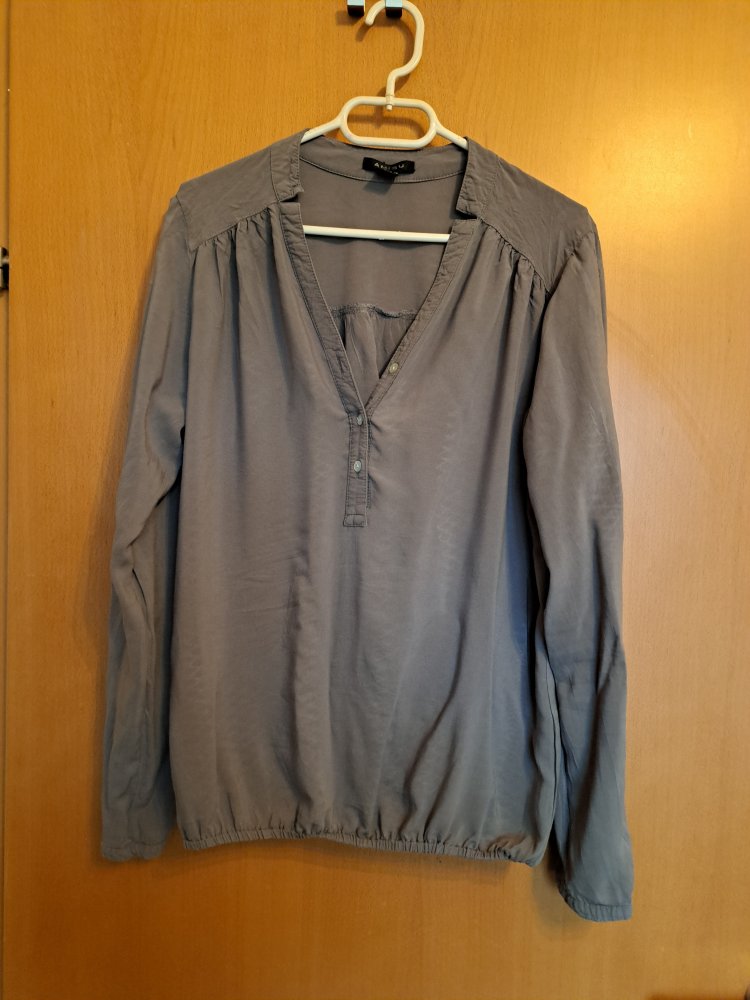 Bluse in Grau Gr. S 36 Business