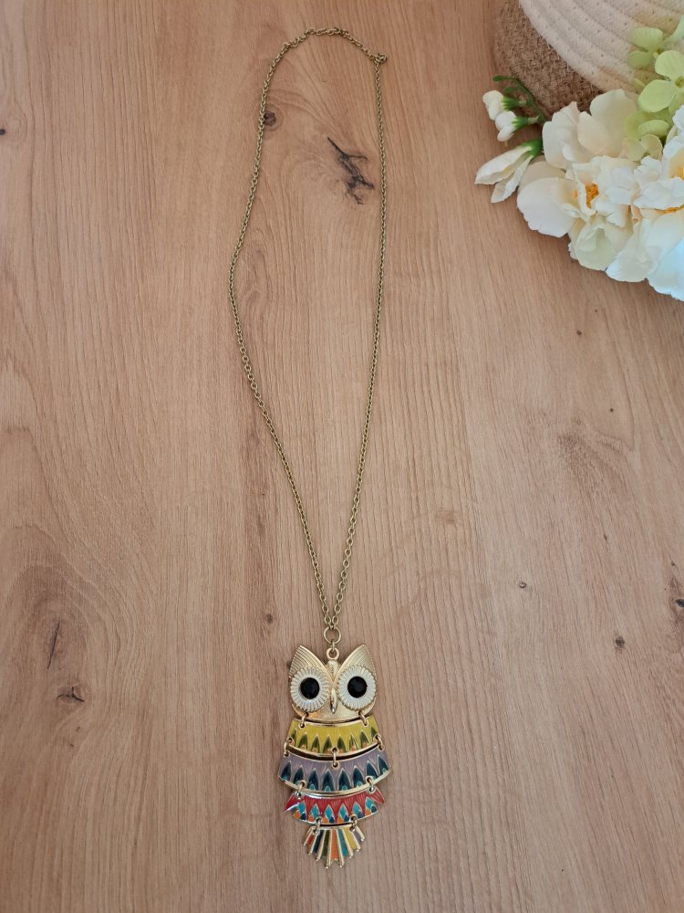 Eulen Kette - Gold Schmuck