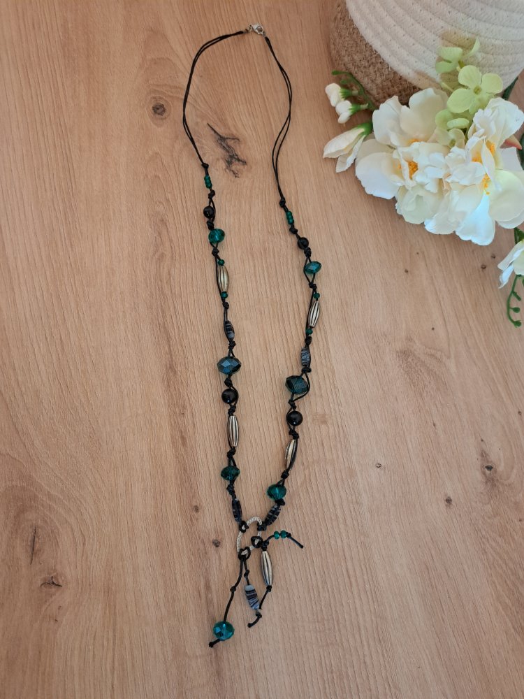  Perlen Halskette - Schmuck Steine