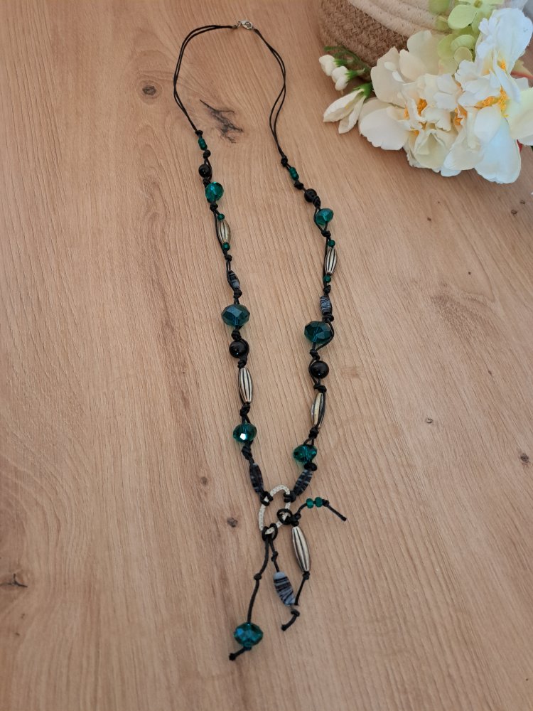  Perlen Halskette - Schmuck Steine
