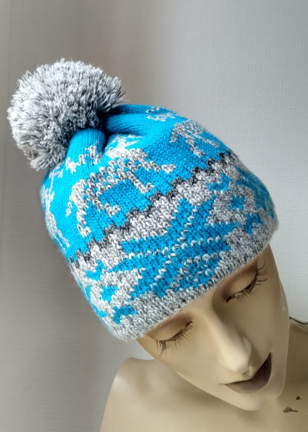 Bommel Strickmütze