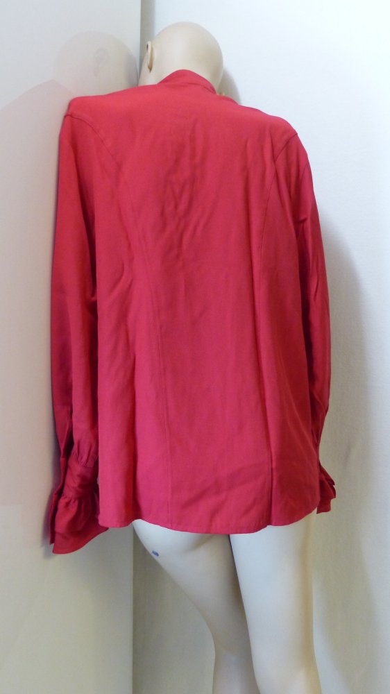 Volant Stehkragen- Bluse, Gr. 36 (38)